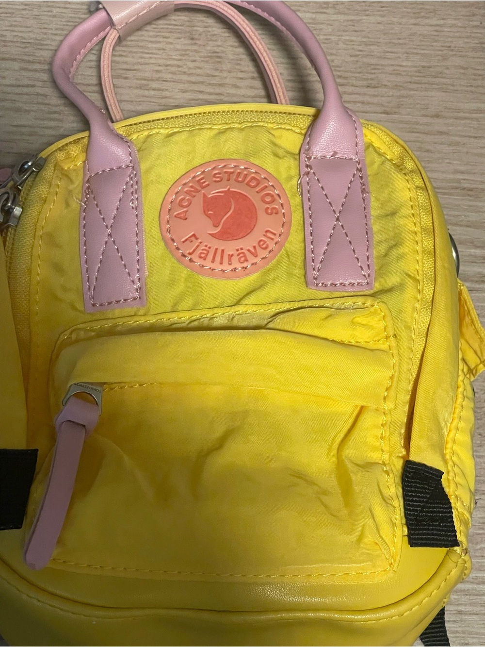 Acne Studios Yellow Backpack